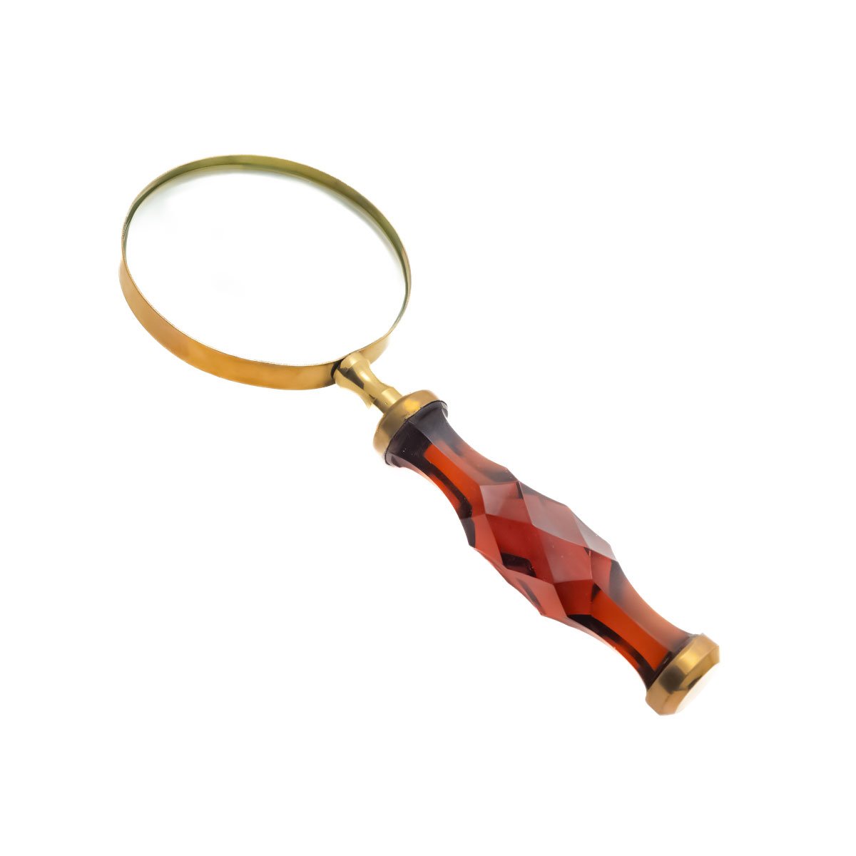 Amber Faceted Handle Magnifying Glass – CDNY