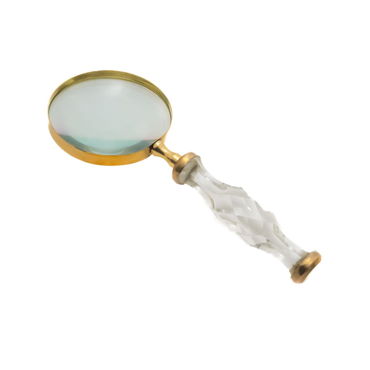 Crystal-Clear Faceted Handle Magnifying Glass – CDNY